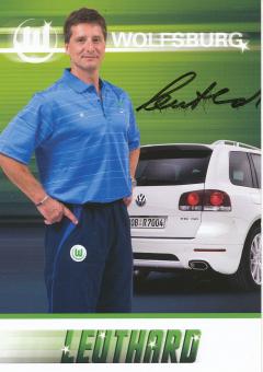 Werner Leuthard  2007/2008  VFL Wolfsburg  Fußball Autogrammkarte original signiert 