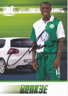 Isaac Boakye  2007/2008  VFL Wolfsburg  Fußball Autogrammkarte original signiert 