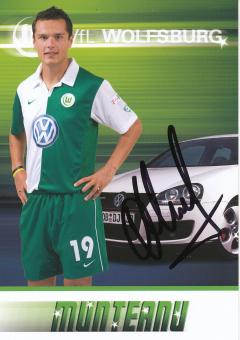 Vlad Munteanu   2007/2008  VFL Wolfsburg  Fußball Autogrammkarte original signiert 