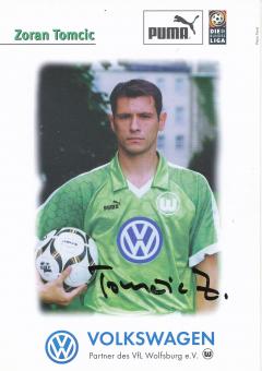 Zoran Tomcic  1997/1998  VFL Wolfsburg  Fußball Autogrammkarte original signiert 