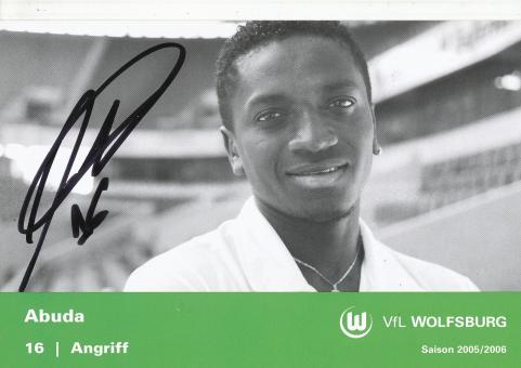 Abuda  2005/2006  VFL Wolfsburg  Fußball Autogrammkarte original signiert 