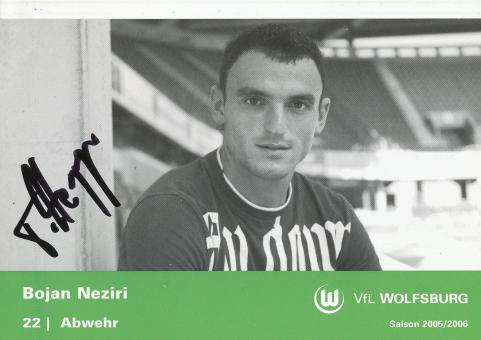 Bojan Neziri  2005/2006  VFL Wolfsburg  Fußball Autogrammkarte original signiert 