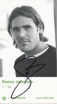 Simon Jentzsch  2004/2005 VFL Wolfsburg  Fußball Autogrammkarte original signiert 