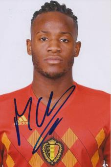 Michy Batshuayi  Belgien  Fußball Autogramm Foto original signiert 