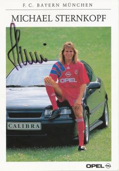 Michael Sternkopf  1991/1992 FC Bayern München Fußball Autogrammkarte original signiert 