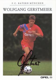Wolfgang Gerstmeier   1992/1993 FC Bayern München Fußball Autogrammkarte original signiert 
