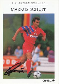 Markus Schupp  1992/1993 FC Bayern München Fußball Autogrammkarte original signiert 