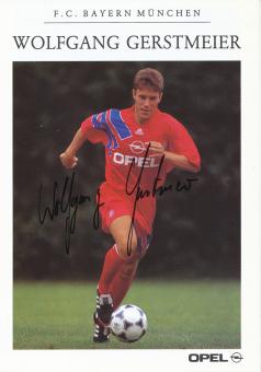 Wolfgang Gerstmeier  1993/1994 mit Clubcall FC Bayern München Fußball Autogrammkarte original signiert 