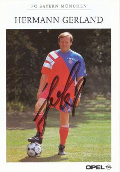 Hermann Gerland  1994/1995 FC Bayern München Fußball Autogrammkarte original signiert 