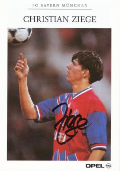 Christian Ziege  1994/1995 FC Bayern München Fußball Autogrammkarte original signiert 