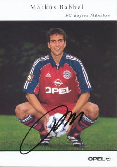 Markus Babbel  1999/2000  FC Bayern München Fußball Autogrammkarte original signiert 