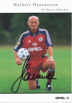 Norbert Hauenstein  1999/2000  FC Bayern München Fußball Autogrammkarte original signiert 