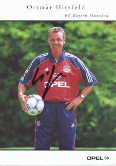 Ottmar Hitzfeld  1999/2000  FC Bayern München Fußball Autogrammkarte original signiert 