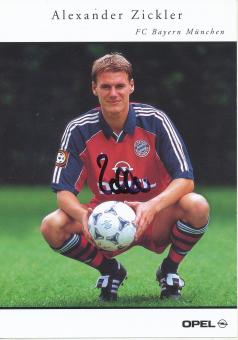 Alexander Zickler  1999/2000  FC Bayern München Fußball Autogrammkarte original signiert 