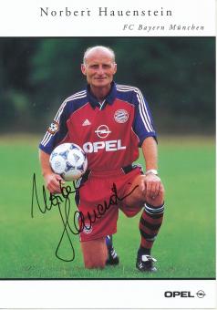 Norbert Hauenstein  2000/2001  FC Bayern München Fußball Autogrammkarte original signiert 