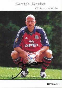 Carsten Jancker  2000/2001  FC Bayern München Fußball Autogrammkarte original signiert 