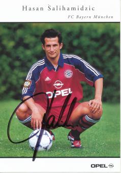 Hasan Salihamidzic  2000/2001  FC Bayern München Fußball Autogrammkarte original signiert 