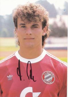 Armin Eck  1987/1988  FC Bayern München Fußball Autogrammkarte original signiert 