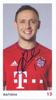 Rafinha  2015/2016  FC Bayern München Fußball Autogrammkarte original signiert 