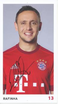 Rafinha  2015/2016  FC Bayern München Fußball Autogrammkarte original signiert 