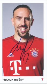 Franck Ribery  2015/2016  FC Bayern München Fußball Autogrammkarte original signiert 