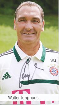 Walter Junghans   2014/2015  FC Bayern München Fußball Autogrammkarte original signiert 