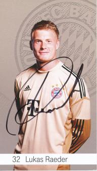 Lukas Raeder  2012/2013  FC Bayern München Fußball Autogrammkarte original signiert 