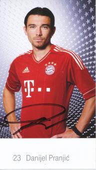 Danijel Pranjic  2011/2012  FC Bayern München Fußball Autogrammkarte original signiert 