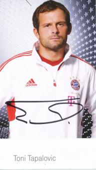Toni Tapalovic   2011/2012  FC Bayern München Fußball Autogrammkarte original signiert 