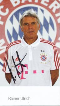 Rainer Ulrich   2011/2012  FC Bayern München Fußball Autogrammkarte original signiert 