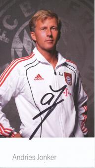 Andries Jonker   2010/2011  FC Bayern München Fußball Autogrammkarte original signiert 