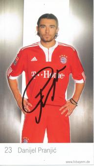 Danijel Pranjic  2019/2010  FC Bayern München Fußball Autogrammkarte original signiert 