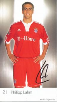 Philipp Lahm  2019/2010  FC Bayern München Fußball Autogrammkarte original signiert 