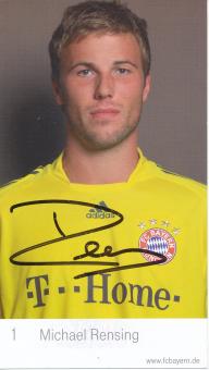 Michael Rensing  2008/2009  FC Bayern München Fußball Autogrammkarte original signiert 