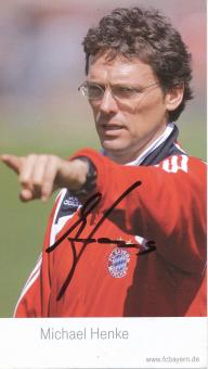 Michael Henke  2007/2008  FC Bayern München Fußball Autogrammkarte original signiert 