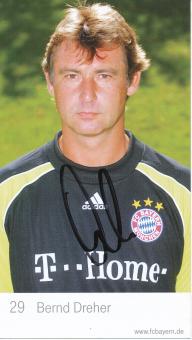 Bernd Dreher   2007/2008  FC Bayern München Fußball Autogrammkarte original signiert 