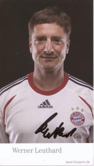 Werner Leuthard  2006/2007  FC Bayern München Fußball Autogrammkarte original signiert 