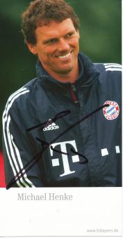Michael Henke  2002/2003  FC Bayern München Fußball Autogrammkarte original signiert 