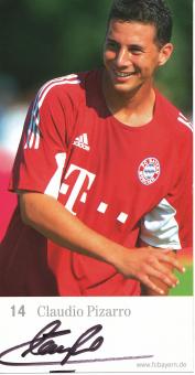 Claudio Pizarro  2002/2003  FC Bayern München Fußball Autogrammkarte original signiert 
