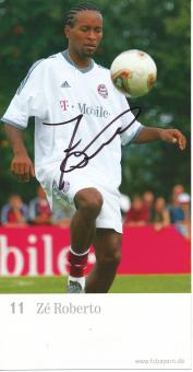 Ze Roberto  2002/2003  FC Bayern München Fußball Autogrammkarte original signiert 