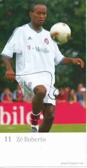 Ze Roberto  2002/2003  FC Bayern München Fußball Autogrammkarte original signiert 