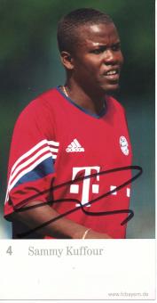 Sammy Kuffour  2003/2004  FC Bayern München Fußball Autogrammkarte original signiert 