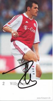 Willy Sagnol   2003/2004  FC Bayern München Fußball Autogrammkarte original signiert 