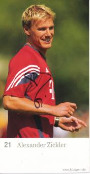 Alexander Zickler  2003/2004  FC Bayern München Fußball Autogrammkarte original signiert 