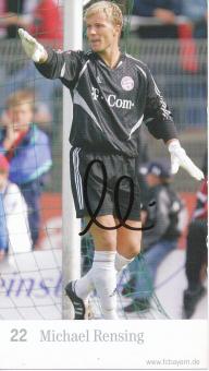 Michael Rensing  2004/2005  FC Bayern München Fußball Autogrammkarte original signiert 