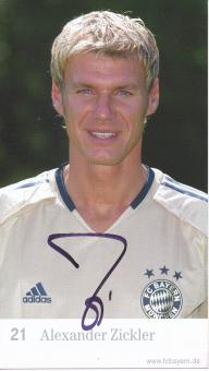 Alexander Zickler  2004/2005  FC Bayern München Fußball Autogrammkarte original signiert 