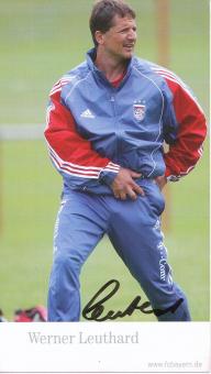 Werner Leuthard  2005/2006  FC Bayern München Fußball Autogrammkarte original signiert 
