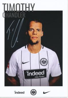 Timothy Chandler  Eintracht Frankfurt 2017/2018 Fußball Autogrammkarte original signiert 