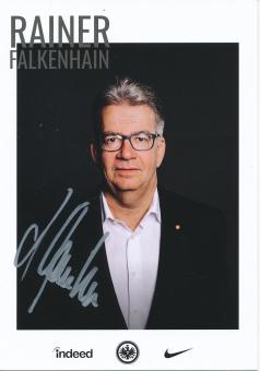 Rainer Falkenhain  Eintracht Frankfurt 2017/2018 Fußball Autogrammkarte original signiert 