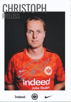 Christoph Preuss   Eintracht Frankfurt 2017/2018 Fußball Autogrammkarte original signiert 